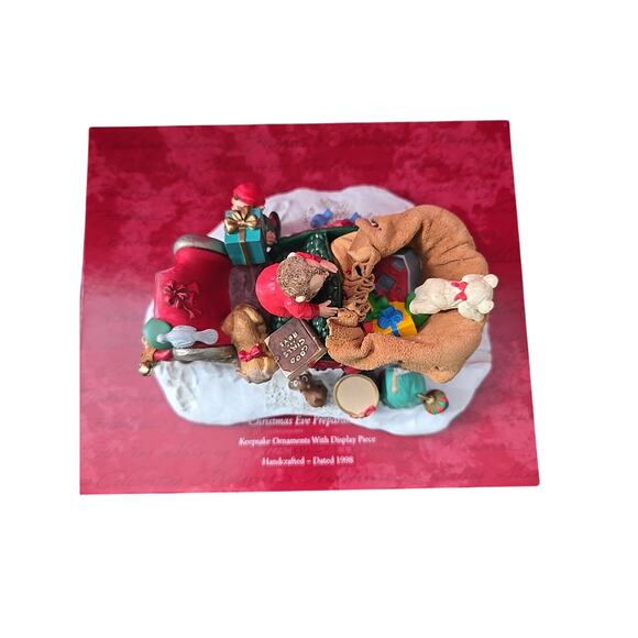 HALLMARK 1998 CHRISTMAS EVE PREPARATIONS Studio Edition 25th Anniversary - Picture 3 of 6